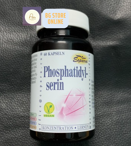( NK Áo) Phosphatidyl Serin Espara - viên uống bổ não, giảm Stress ( Lọ 60 viên)