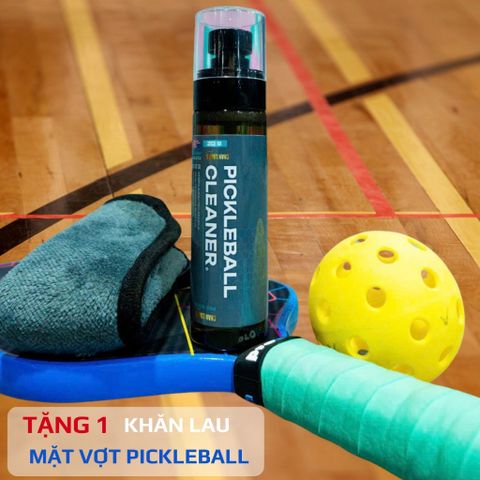 Chai xịt vệ sinh mặt vợt Pickleball cleaner chanlong dung tích 100ml (tặng 1 khăn lau)