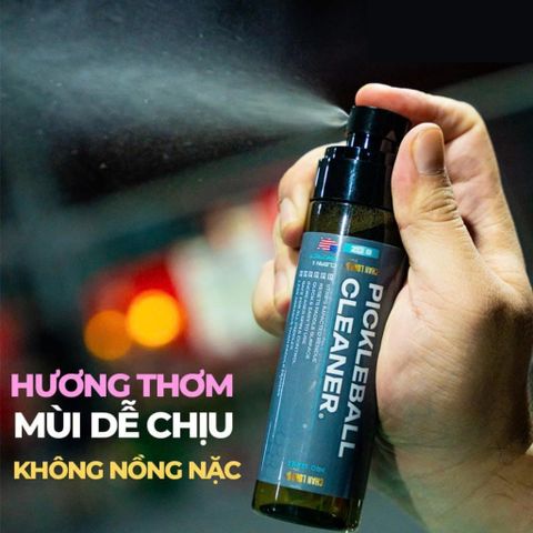 Chai xịt vệ sinh mặt vợt Pickleball cleaner chanlong dung tích 100ml (tặng 1 khăn lau)