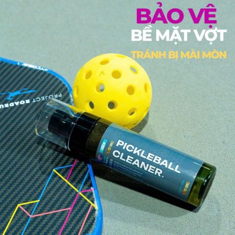 Chai xịt vệ sinh mặt vợt Pickleball cleaner chanlong dung tích 100ml (tặng 1 khăn lau)