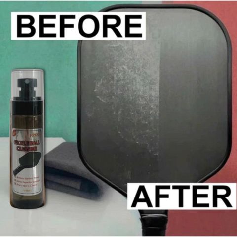 Chai xịt vệ sinh mặt vợt Pickleball Cleaner Chính hãng (Tặng kèm khăn lau)