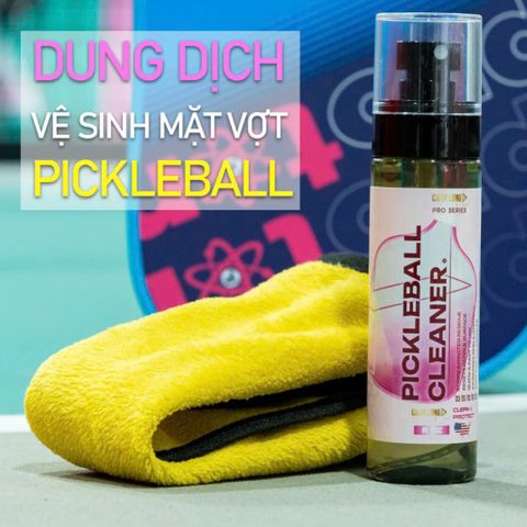 Chai xịt vệ sinh mặt vợt Pickleball cleaner chanlong dung tích 100ml (tặng 1 khăn lau)