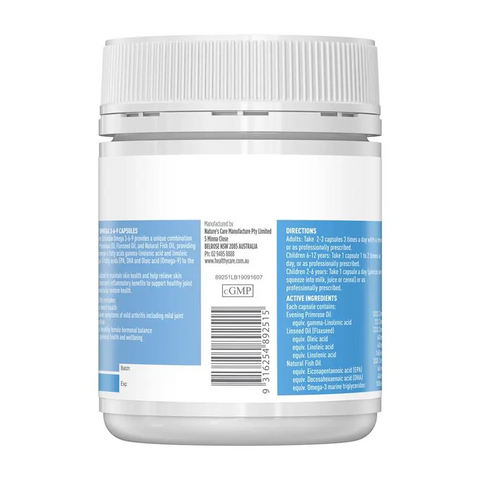 Omega 3-6-9 Healthy Care  - Tăng Cường Sức Khỏe Bổ Mắt Tốt Cho Não Bộ - 200 Viên