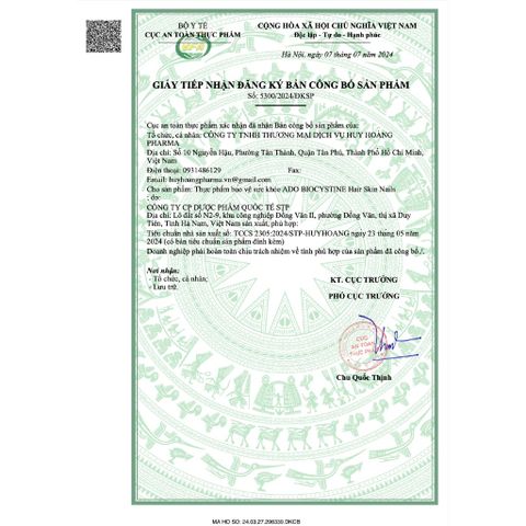 (Chính hãng) Combo Bổ Sung Sắt Và Biotin [TPBVSK S3 Hydroxyde Polymaltose + Ado Biocystine]_2 Hộp