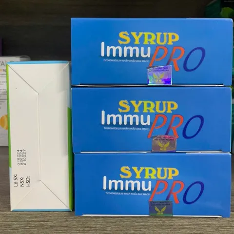 (Chính hãng) Hỗ trợ tăng sức đề kháng [TPBVSK SYRUP IMMU PRO] - (H/20 ống x10ml)
