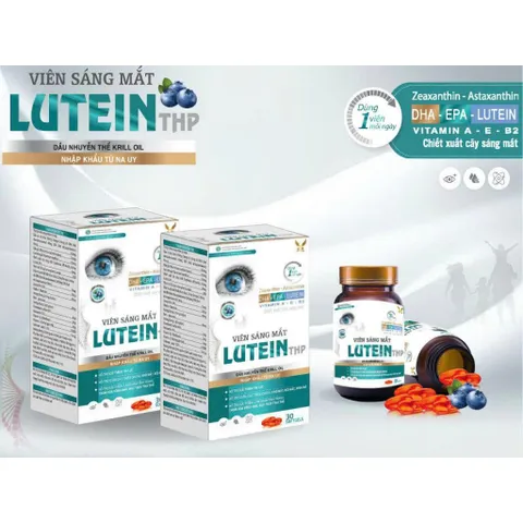 (Chính hãng) Viên Uống Sáng Mắt, Cải Thiện Thị Lực [TPBVSK Lutein THP] - H/ 30 viên