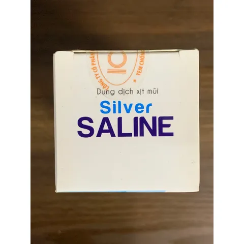 (Chính hãng) Dung Dịch Xịt Mũi [TPBVSK Silver Saline] - Hỗ trợ giảm và thông thoáng mũi- C/70ml
