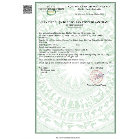 (Chính hãng) CB bổ sung Sắt và Đẹp da, móng, tóc [TPBVSK Ferum Gold + TPBVSK AdoBiocystine] - 2Hx30v