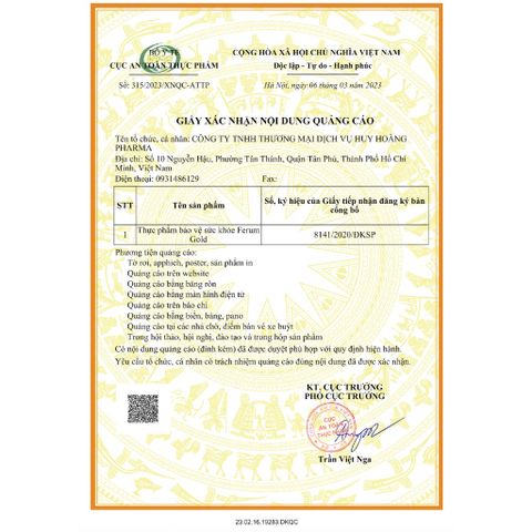 (Chính hãng) CB bổ sung Sắt và Đẹp da, móng, tóc [TPBVSK Ferum Gold + TPBVSK AdoBiocystine] - 2Hx30v