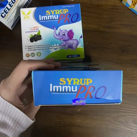 (Chính Hãng) Combo 2H Hỗ trợ tăng sức đề kháng [2H TPBVSK Syrup Immu Pro] - 2Hx20 ống