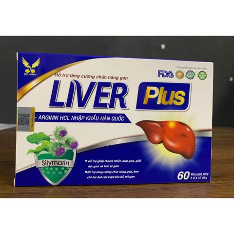 (Chính hãng) Hỗ trợ tăng cường chức năng gan, giải độc gan  [TPBVSK Liver Plus] - H/60 viên