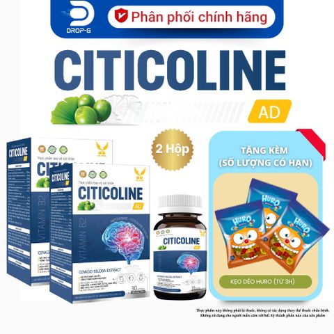 (Chính Hãng) COMBO 2H - Viên Uống Hỗ trợ Hoạt Huyết  [TPBVSK Citi-Coli AD ] - H/30 viên