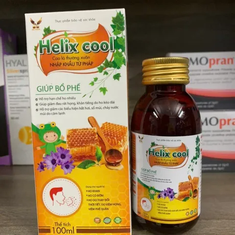 (Chính hãng) Siro Hỗ trợ bổ phế, giảm ho [TPBVSK HELIX COOL] - chai 100ml