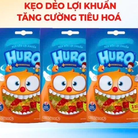 Huro - Kẹo dẻo lợi khuẩn - 24g