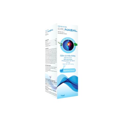 (Chính hãng) Dung Dịch Xịt Mũi Hỗ Trợ Giảm Nghẹt Mũi, Sổ Mũi [TPBVSK DR.NASAL] - Chai 70ml
