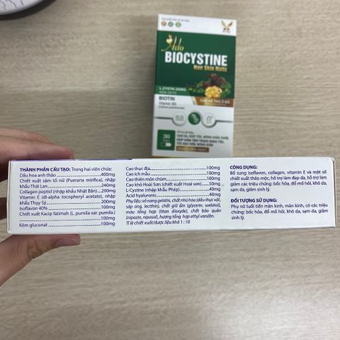 (Chính hãng) Combo Nội tiết tố và Da-tóc-móng [1H TPBVSK Ado Prime+1H TPBVSK Ado Biocystine] -2Hx30v