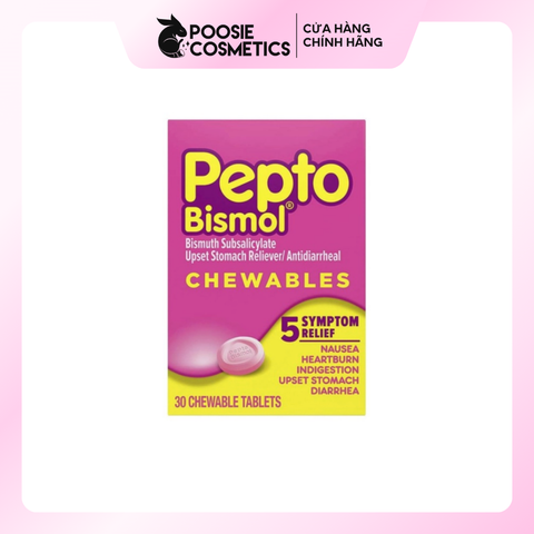Viên uống tiêu hóa dạ dày Pepto Bismol 30 viên