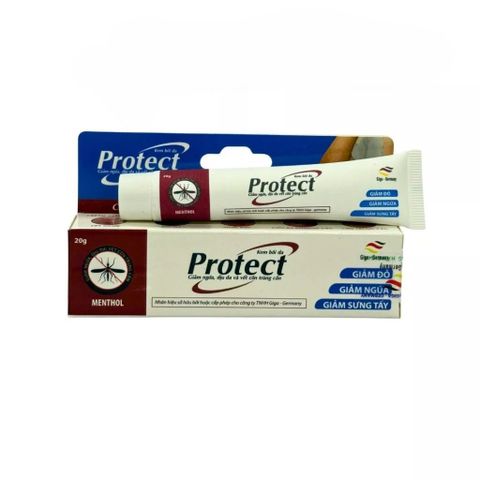 Kem Bôi Da Protect Hỗ Trợ Giảm Ngứa, Làm Dịu Da & Vết Muỗi, Côn Trùng Đốt – Tuýp 20g