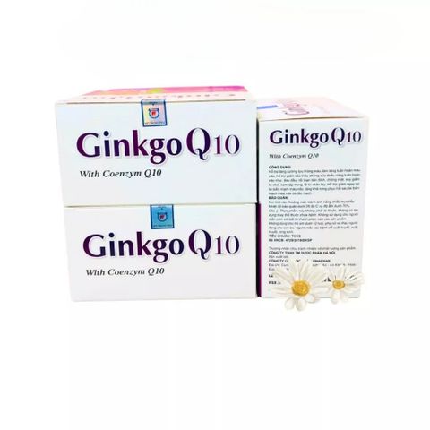 Viên Uống Ginkgo Coenzyme Q10 Hỗ Trợ Bộ Não, Giảm Mệt Mỏi, Hoa Mắt, Chóng Mặt – 100 Viên Nang Mềm