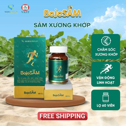 Viên Uống Xương Khớp BOJOSAM - Hỗ Trợ Xương Khớp Chắc Khoẻ Từ Sâm [Lọ 60 Viên]