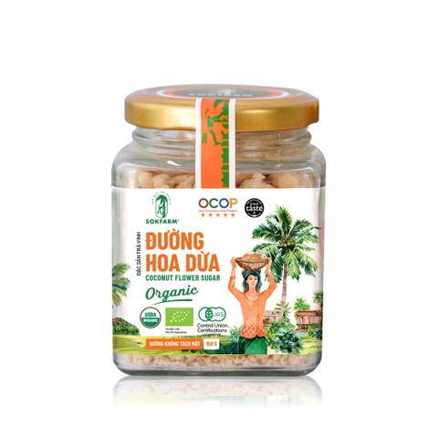Đường hoa dừa hữu cơ Organic Sokfarm 150g 627352