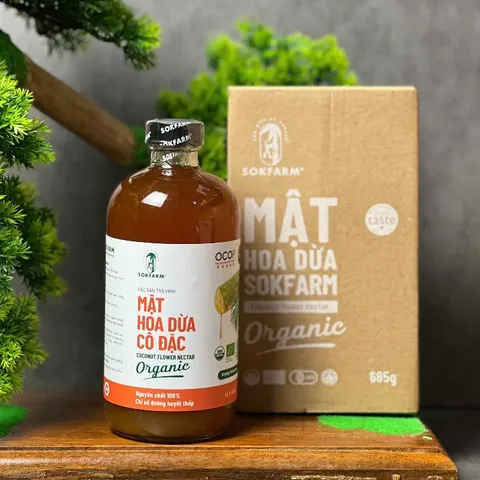 Mật hoa dừa cô đặc Organic Sokfarm 685g 627359