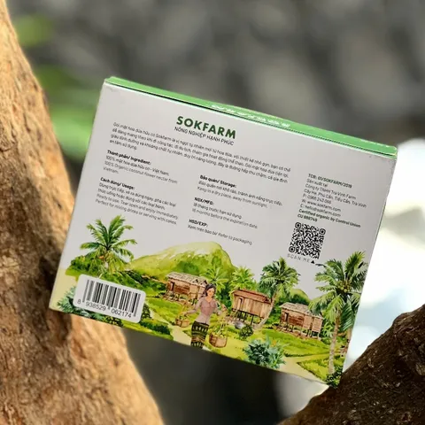 Mật hoa dừa cô đặc Organic Sokfarm (Hộp 12 gói x 15g) 627360