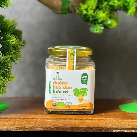 Đường hoa dừa organic Sokfarm cho bé 160g 627363