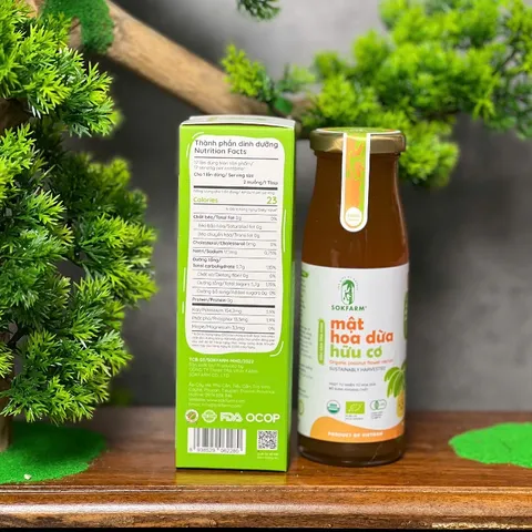 Mật hoa dừa cô đặc organic Sokfarm cho bé 250g 627365