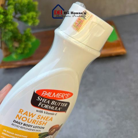 [Nhập khẩu] Sữa dưỡng thể bơ hạt mỡ Palmer's Raw Shea Nourish Daily Body Lotion 250ml.