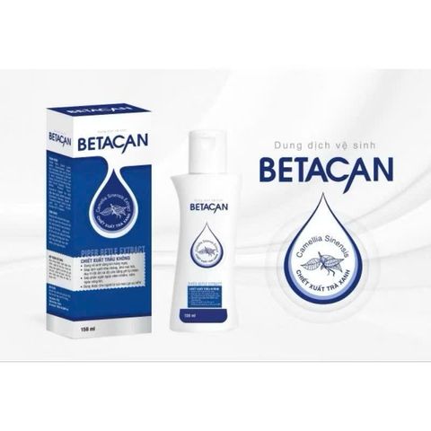 Dung Dịch Vệ Sinh Betacan Dùng Được Cho Người Sùi Mào Gà HPV - 150ml