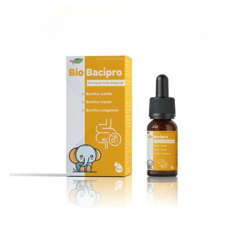 Men Vi Sinh Bio Bacipro Giúp Bổ Sung Lợi Khuẩn Tăng Cường Hệ Tiêu Hóa Cho Bé, Giảm Rối Loạn Tiêu Hoá, Nôn Trớ - Lọ 10ml