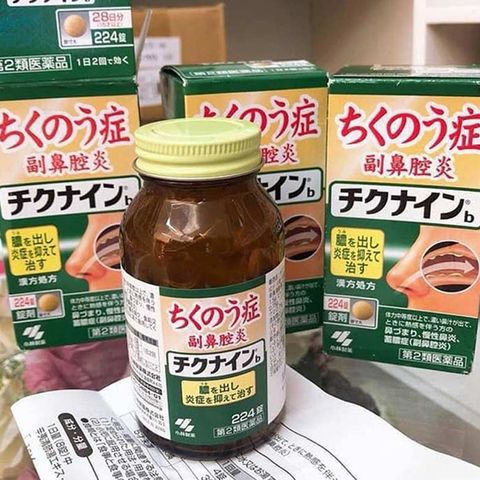 Viên uống viêm xoang Kobayashi Chikunain Japan 224 viên