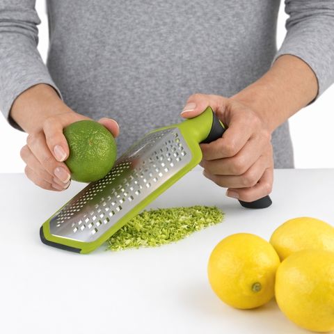Dụng cụ bào sợi Joseph Joseph Twist Grater 20017, 2 mặt thô mịn, tay cầm gập, màu xanh