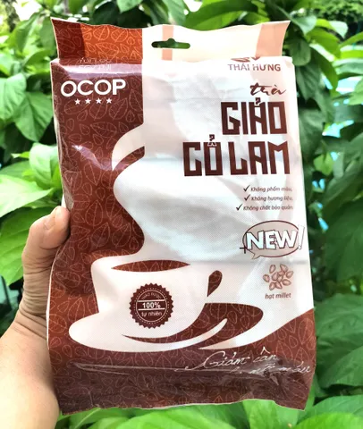 Trà Giảo cổ lam THÁI HƯNG - Bịch 100 túi lọc 5g Giảm cân, hạ mỡ máu, đường huyết, ổn định mạch