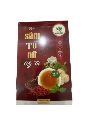 Trà sâm tố nữ kỷ tử 7 vị OCHA hộp 30 gói giúp giảm nám, tàn nhang đẹp da,cân bằng nội tiết tố, giảm khô hạn