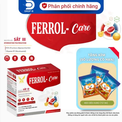 (Chính Hãng) SIRO BỔ SUNG SẮT HỮU CƠ [TPBVSK Ferrol Care] - H/20 ống x 10ml