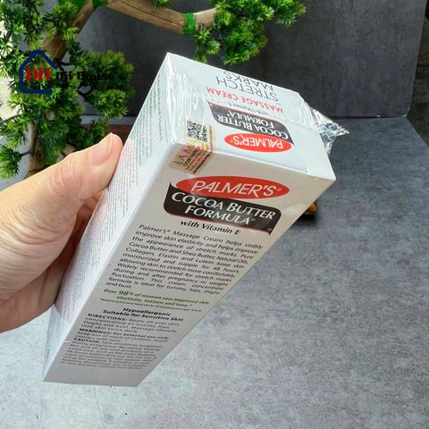 [Nhập khẩu] Kem ngừa & hỗ trợ làm mờ rạn da cho mẹ bầu Palmer's Cocoa Butter Formula Massage Cream for Stretch Marks 125g.
