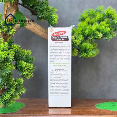 [Nhập khẩu] Kem ngừa & hỗ trợ làm mờ rạn da cho mẹ bầu Palmer's Cocoa Butter Formula Massage Cream for Stretch Marks 125g.