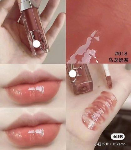 Son Dior 018 Lip Maximizer Intense Spice ( tách set ko vỏ giấy) - Son Dưỡng Mềm Mịn Màu Hồng Nhạt Không Vỏ Hộp, Trang Điểm Thời Thượng