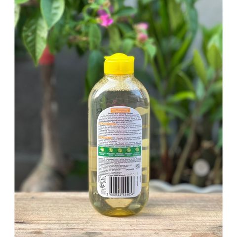 Nước Tẩy Trang Garnier Vitamin C Làm Sáng Da Micellar Cleansing Water Vitamin C 400ml 628985