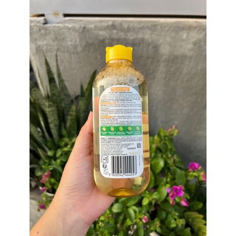 Nước Tẩy Trang Garnier Vitamin C Làm Sáng Da Micellar Cleansing Water Vitamin C 400ml 628985