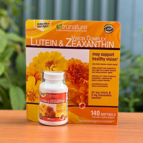 Viên bổ mắt Trunature Vision Complex Lutein & Zeaxanthin 140 viên của Mỹ 629019