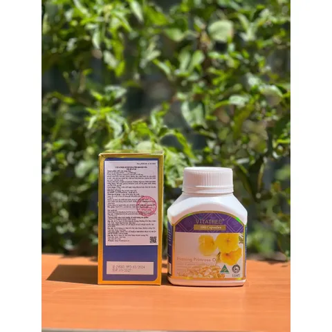 [Nhập khẩu chính ngạch] Tinh dầu hoa anh thảo Vitatree Evening Primrose Oil 100 viên