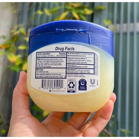 Hàng Mỹ hũ to Sáp dưỡng ẩm Vaseline 100% Pure Petroleum jelly Original 368g hàng Mỹ 629046