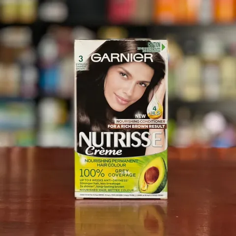 Thuốc nhuộm tóc Garnier Nutrisse màu nâu sẫm đen số 3
