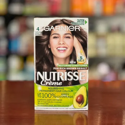 Nhuộm tóc Garnier Nutrisse màu nâu sẫm số 4 629088