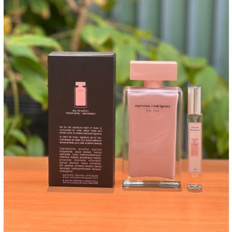 Narciso rodriguez for her edp nar hồng nhạt chiết 10ml 629097