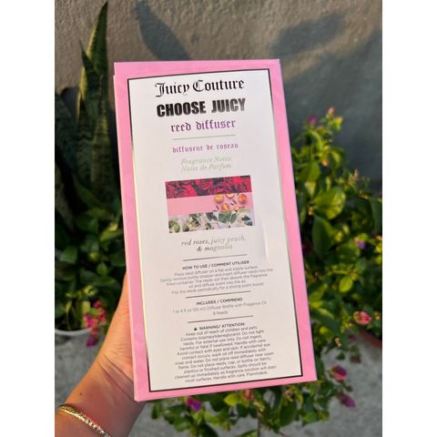 [Không có seal] Nước hoa thơm phòng Juicy Couture Choose Juicy Reed Diffuser 629099