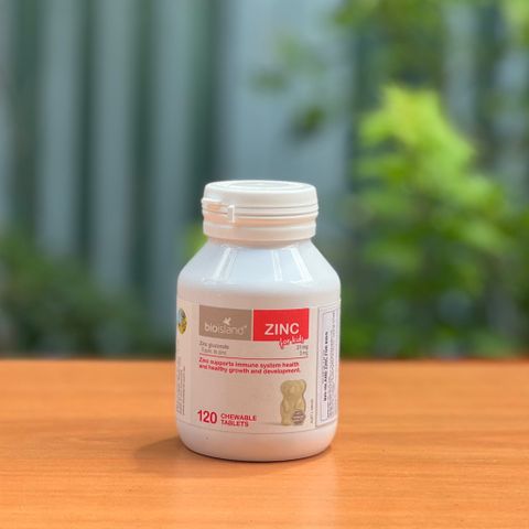[Nhập khẩu chính ngạch] Viên kẽm cho bé Bio Island zinc 120 viên 629105